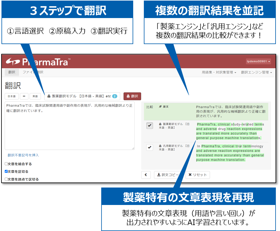 医薬・製薬文章の高精度AI翻訳サービス｜PharmaTra™（ファーマトラ）｜凸版印刷