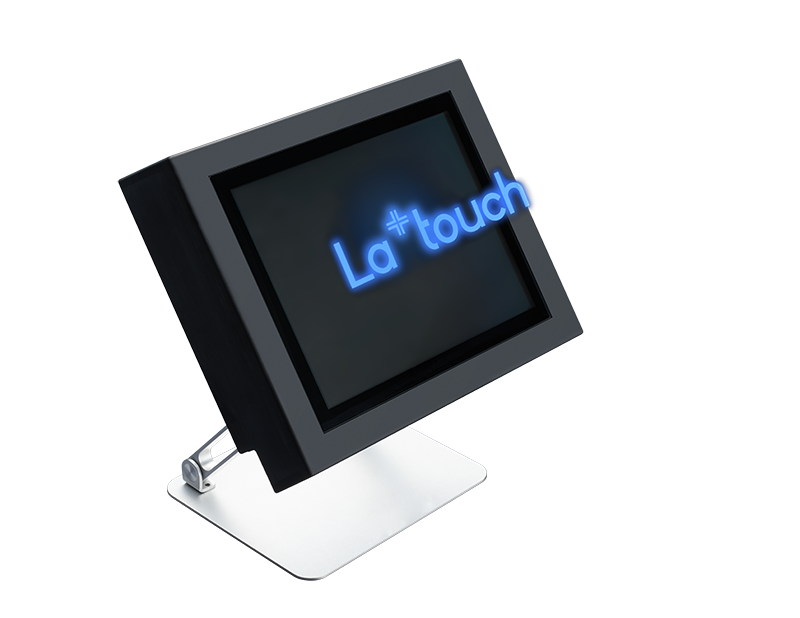 空中ディスプレイ「La ⁺ touch ™ ラプラスタッチ 」（培ってきた光学設計技術を駆使し、空中映像タッチにより非接触で操作を実現）