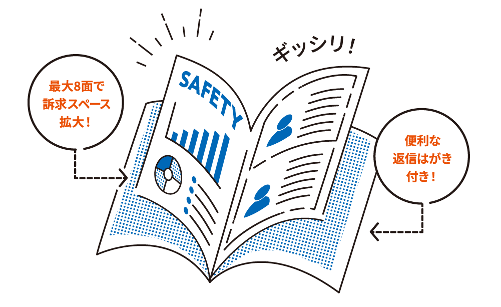 圧着はがき ユースケース